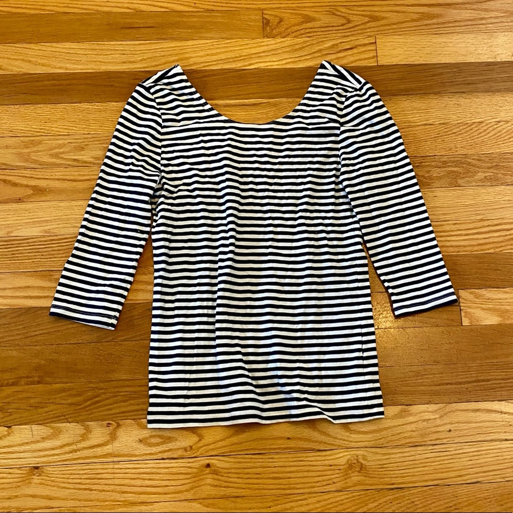 Buckle Stripe Top